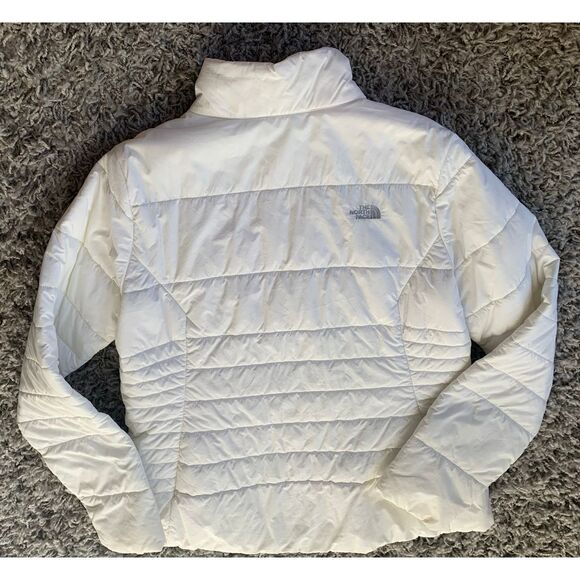 The North Face Harway white Quilted Puffer JACKET COAT sz L - Picture 5 of 7